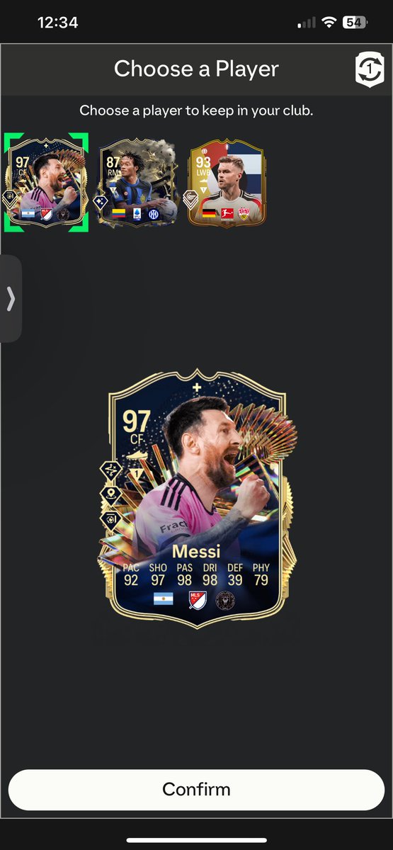 DukeNukesThem's tweet photo. 87+ player pick! 🥶🙌🏽 #EAFC24 #futtiespromo #Messi https://t.co/6fpEMx3gEw
