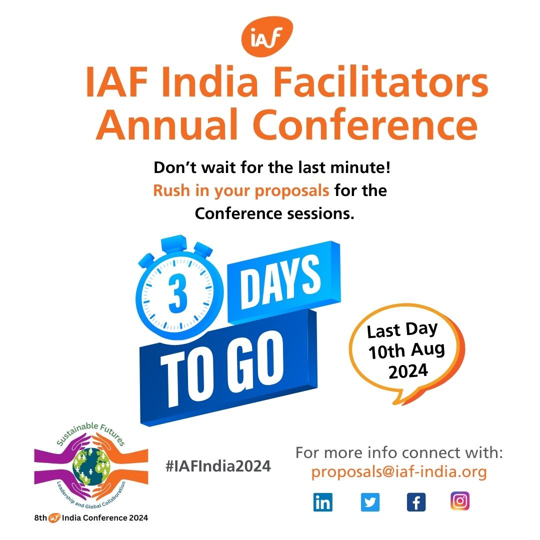 IAFIndiaOrg's tweet photo. Connect with us for any queries on Conference: Conference@iaf-india.org
#IAFIndia #Facilitation #Conference #IAFIndia2024 #IafindiaConference #PowerOfFacilitation #Facpower #Sustainablity #Leadership #futureLeaders #AnnualConference #GroupProcess #Networking #NammaBengaluru https://t.co/THfe6CrWU0