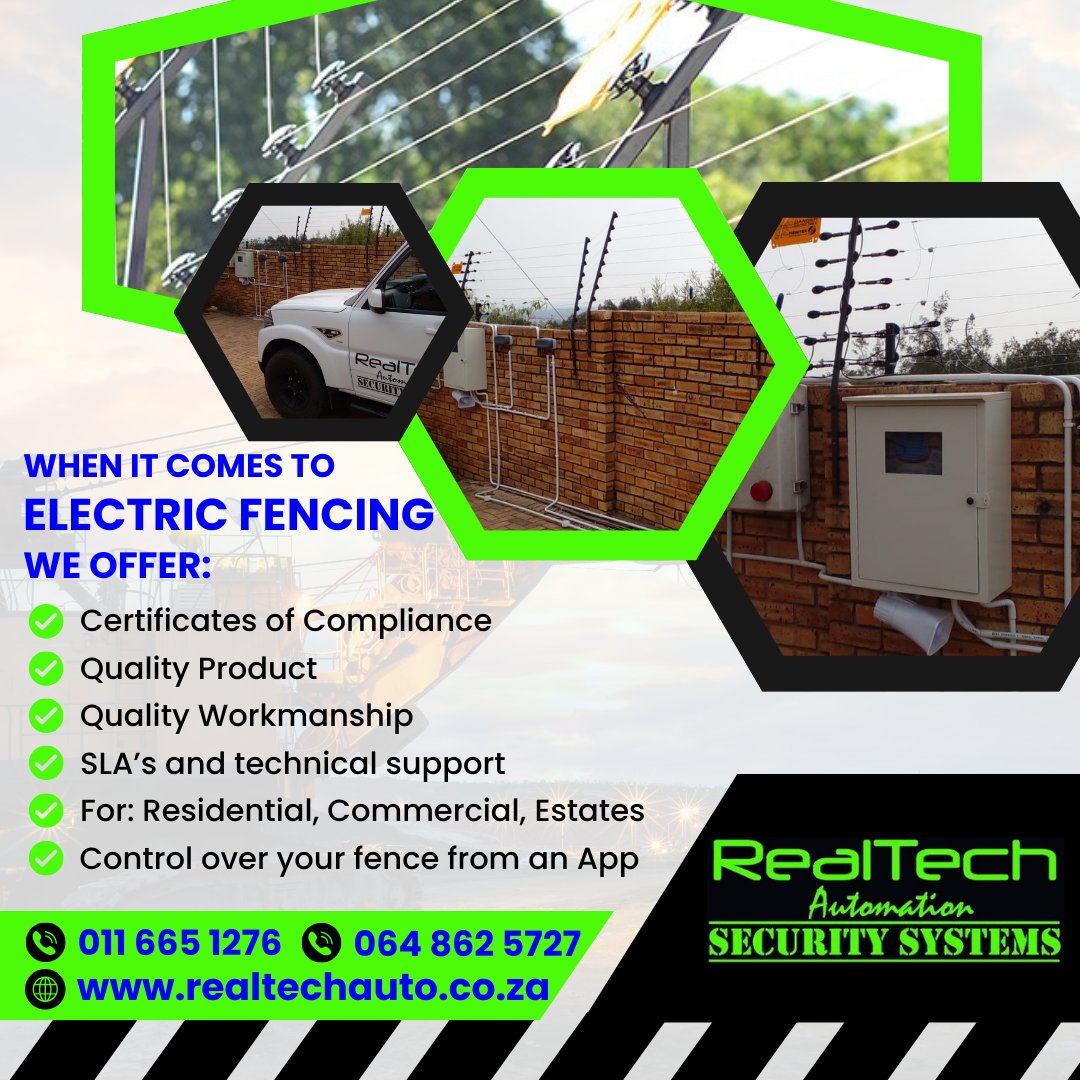RealTechSecure's tweet photo. Do it properly the first time. We specialize in electric fencing as well as alarm systems, CCTV and all the services we offer. https://t.co/al4nEoVFbG 0116651276 0798786564 0648625727 #alarmsystem #CCTV #electricfencing #outdoorbeam
#accesscontrol #intercom #appforsecurity https://t.co/c4qbq6wDrd