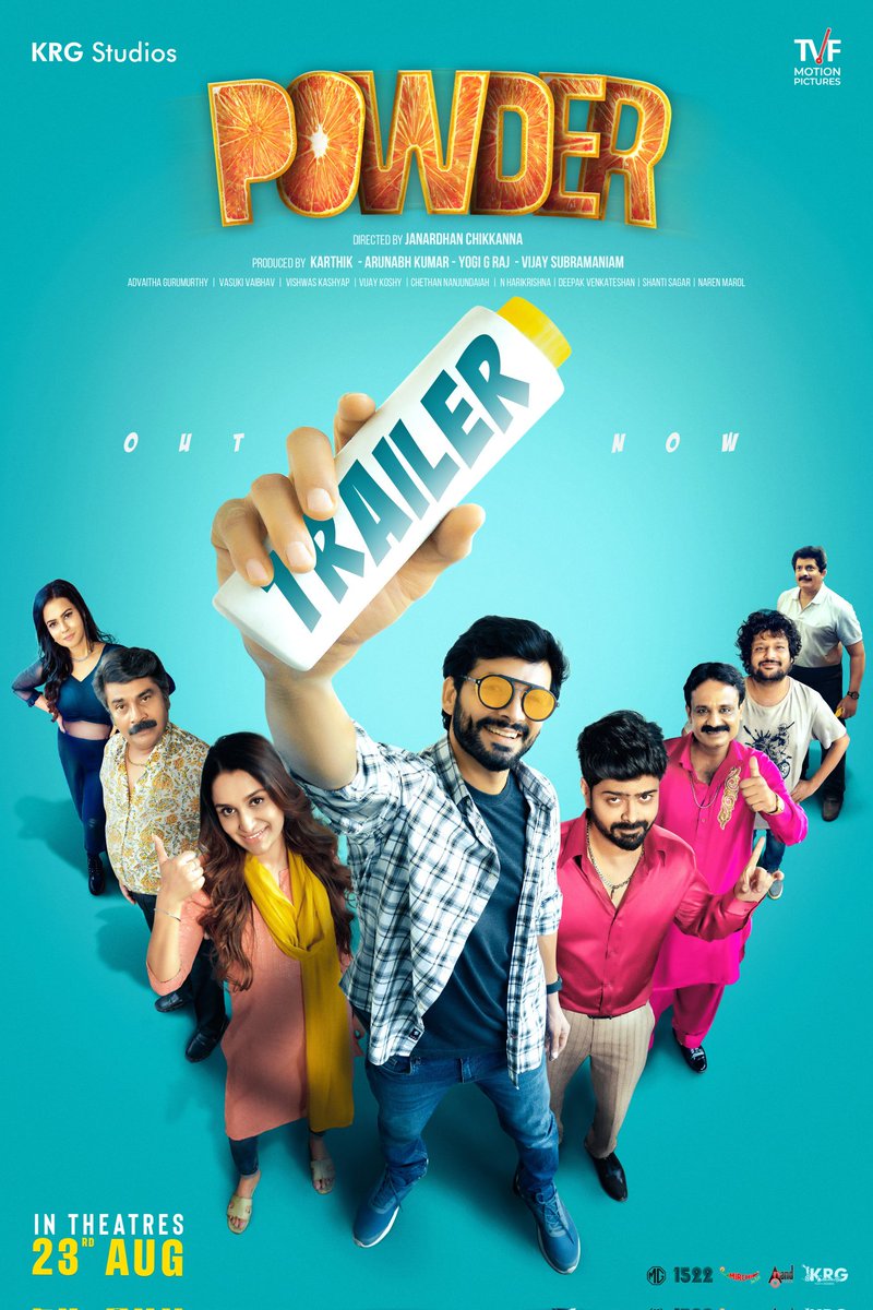 rameshlaus's tweet photo. Check out the fun and quirky

#PowderTrailer 𝐎𝐔𝐓 𝐍𝐎𝐖
https://t.co/52EXvWv6ih

#PowderKanMovie now in theatres from 𝟮𝟯𝗿𝗱 𝗔𝘂𝗴𝘂𝘀𝘁 𝟮𝟬𝟮𝟰

@KRG_Studios @TheViralFever #TVFMotionPictures @diganthmanchale @Janardhan_11 @Karthik1423 @vjsub @yogigraj @ArunabhKumar @DhanyaRamkumar @sharmilamandre @vijaykoshy @Chaitanyaishere @ItsVishwas9621 @AdvaithaAmbara @ChethanNanjund1 @NarenDon @vasukivaibhav @Anirudhacharya @dr_bhushana @ithermoman @aanandaaudio @KRG_Connects