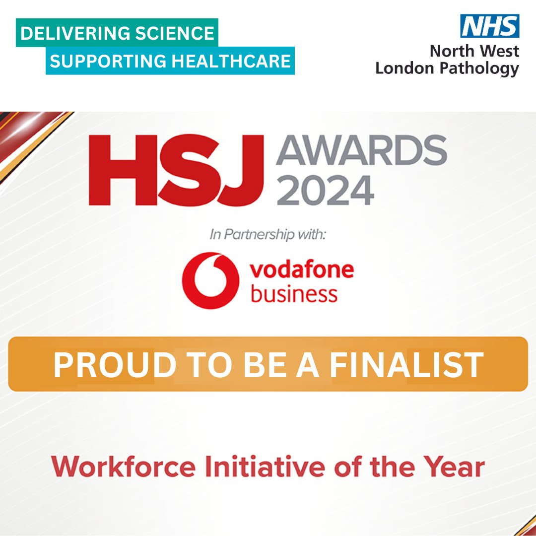 North West London Pathology (@nwlpathology) on Twitter photo We are thrilled to share that we have been shortlisted for the HSJ Awards 2024 Workforce Initiative of the Year! ๐ฅณ
#hsjawards #TeamNWLP #NorthWestLondonPathology
<a href="/HSJ_Awards/">HSJ Awards</a> <a href="/ImperialNHS/">Imperial NHS ๐</a> <a href="/HillingdonNHSFT/">The Hillingdon Hospitals</a> <a href="/ChelwestFT/">Chelsea and Westminster Hospital</a> We are thrilled to share that we have been shortlisted for the HSJ Awards 2024 Workforce Initiative of the Year! ๐ฅณ
#hsjawards #TeamNWLP #NorthWestLondonPathology
<a href="/HSJ_Awards/">HSJ Awards</a> <a href="/ImperialNHS/">Imperial NHS ๐</a> <a href="/HillingdonNHSFT/">The Hillingdon Hospitals</a> <a href="/ChelwestFT/">Chelsea and Westminster Hospital</a>