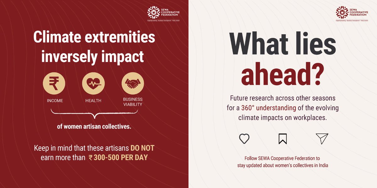 SEWAFed's tweet image. In partnership with Urban Design Square, we conducted a #HeatMapping study at SEWA Abodana Handicraft Cooperative’s workplace. These findings lay the groundwork for future studies in the space. Read our blog here 👉🏽 lnkd.in/gmCWa_VB and stay tuned for the final publication
