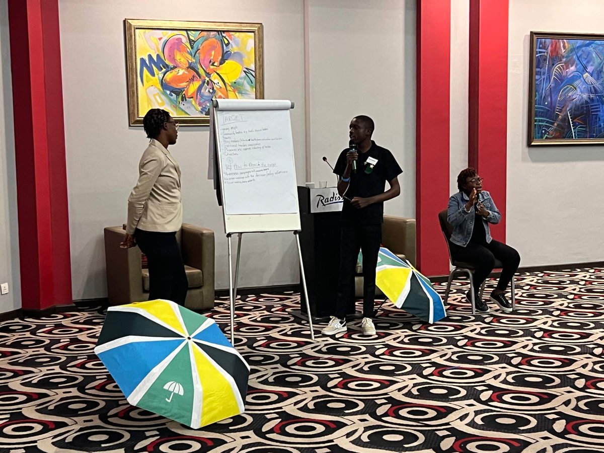 CSOs4UHC's tweet photo. Youth voices are crucial in influencing health policies and advancing #UniversalHealthCoverage. What a powerful start to #Rahi2024!🙌 Grateful to our 60+ participants from across Africa 🇿🇲🇿🇼🇲🇼🇧🇼🇳🇦 for leading insightful discussions on national UHC advocacy strategies🌟 https://t.co/UP3RGPboAB