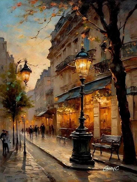 🎨” On the street ”
Artist Guymick Cormic - Canadian painter