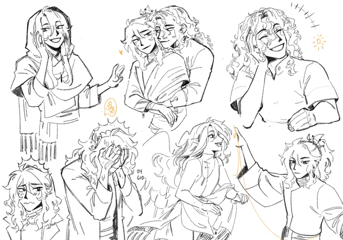 some sketches... finally had time to draw for the first time in what feels like forever!!!! it's not much but im just happy to be drawing again :] 