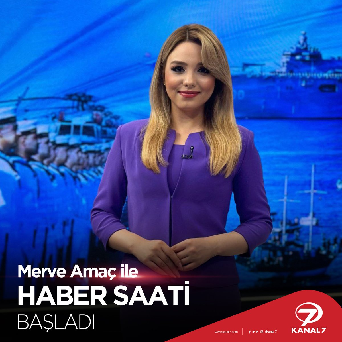 kanal7's tweet photo. 🕕Gündeme damga vuran haberlerle, Merve Amaç ile Haber Saati Kanal 7 ekranlarında sizlerle!📣

👉İzleme linki https://t.co/dpK87ADgMr

#kanal7 #Kanal7deHaberSaati #gündem #sondakika #haber #haberler #merveamac https://t.co/Ww3mVXxIrj