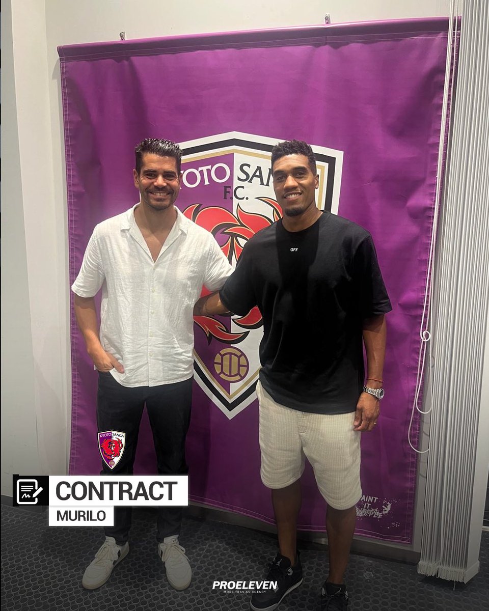 proeleven_sa's tweet photo. Murilo has signed for Kyoto Sanga FC. ๐ช Good luck Murilo! ๐๐๐
#ProEleven #WeArePro #MoreThanAnAgency https://t.co/HMfKglF8n9