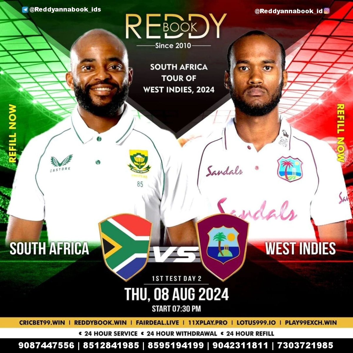 Reddyanna_2002's tweet photo. Official website- https://t.co/WhDNVa6Aej
Instagram- https://t.co/VgkCRq7IzJ
Unveiling Reddy Anna site: Revolutionizing the Cricket Watching Experience.
#ReddyAnna
#ReddyAnnaBook
#ReddyAnnaClub
#ReddyAnnaOnlineBook
#ReddyAnnaLogin https://t.co/zt9SzZCqJj