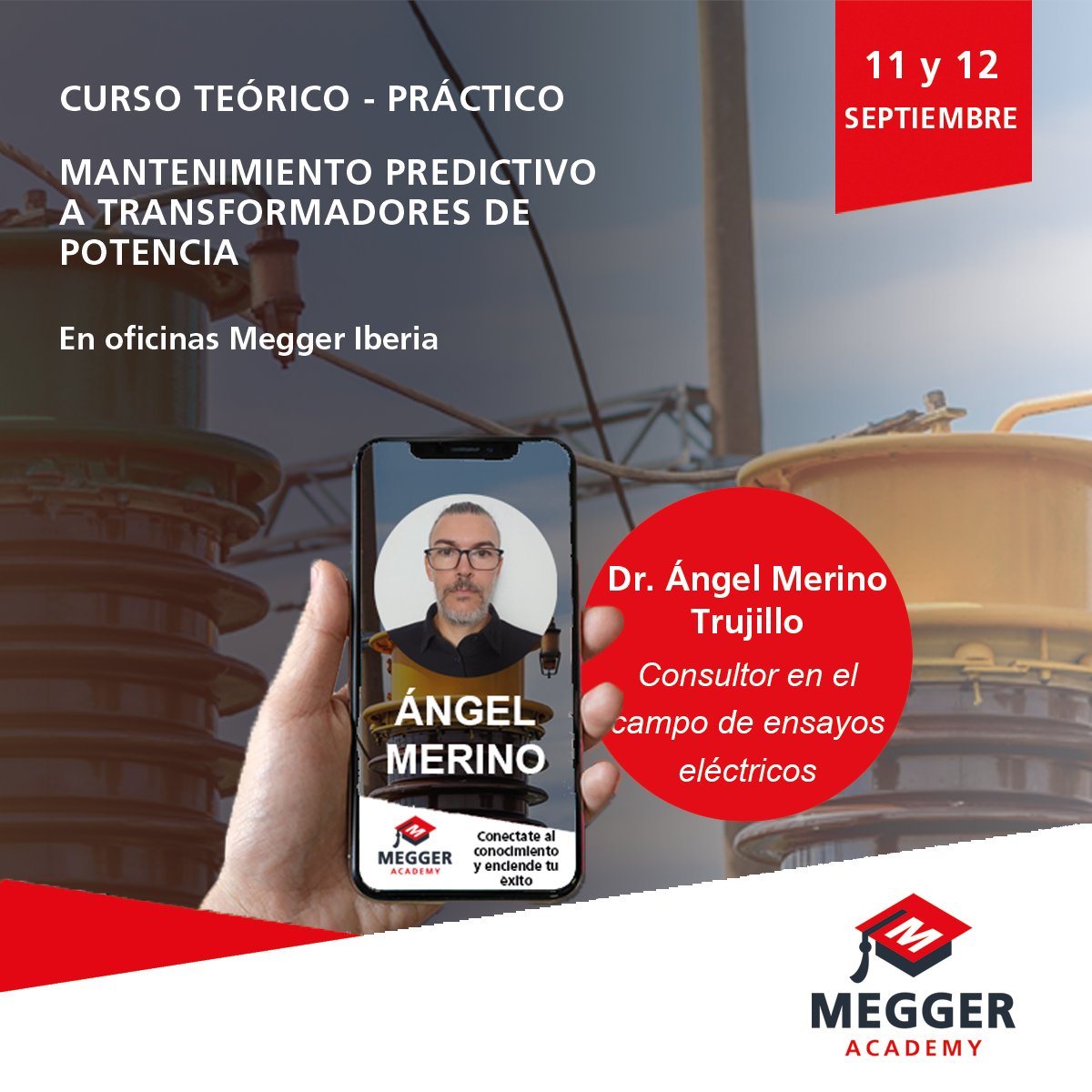 Melhora o desempenho dos #transformadoresdepotência com o nosso curso de #ManutençãoPreditiva. Aprende a realizar #ensaioselétricos e a analisar resultados como um especialista.
Inscreve-te antes de 1 de setembro!
megger.com/es-es/events/m…