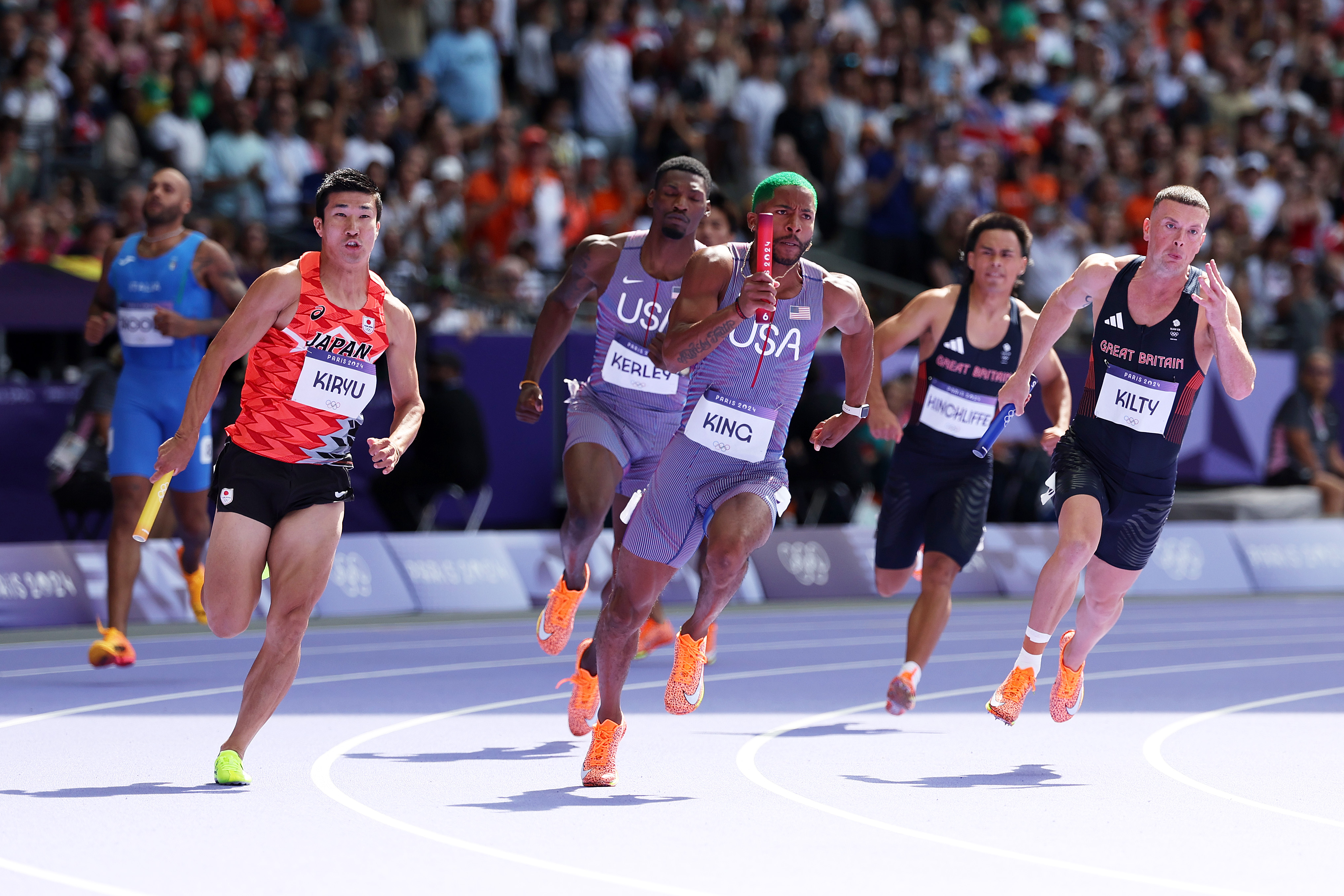 オリンピック感動の名シーン 陸上男子4×100mリレー 歴史を変えた