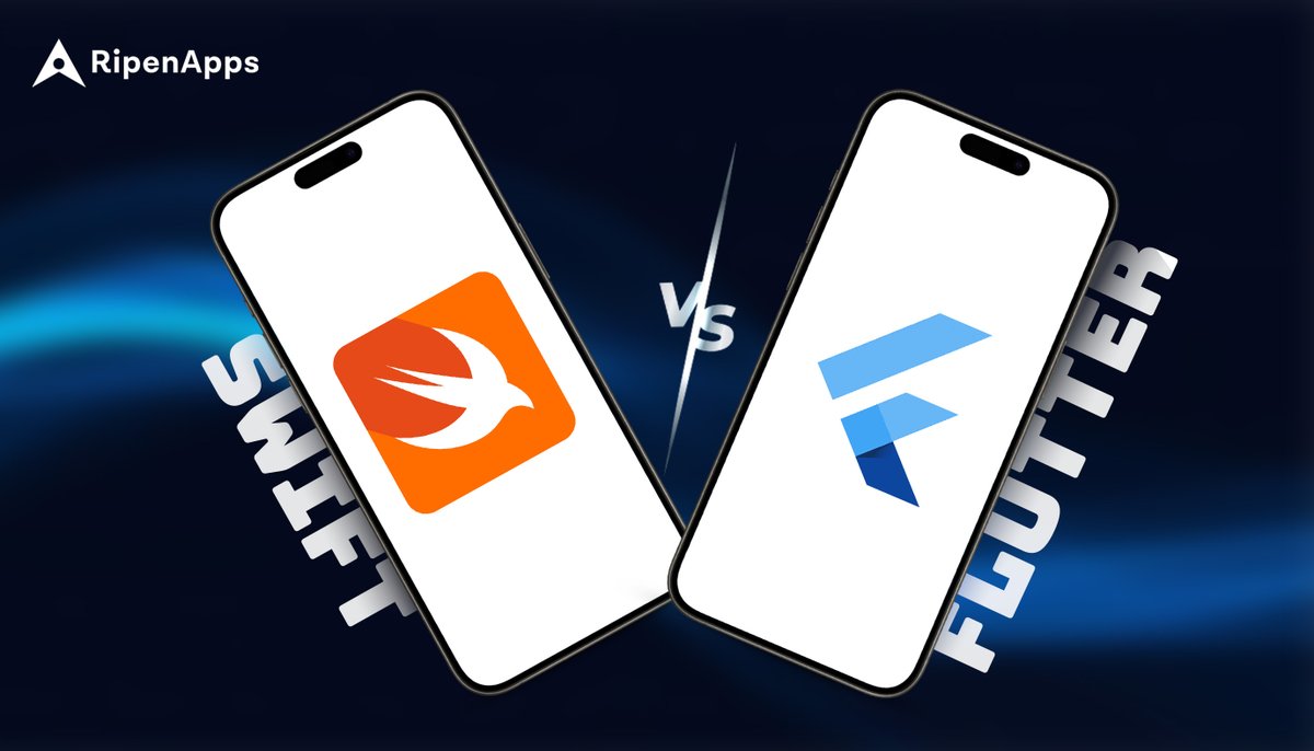 RipenAppsTech's tweet image. Are you confused between Flutter vs Swift to choose the best for iOS development?
In this blog, we have given a detailed comparison of Flutter and Swift to help you choose the best for iOS app development.
Click here to read this blog now.
bit.ly/3SFOtao
#fluttervsswift