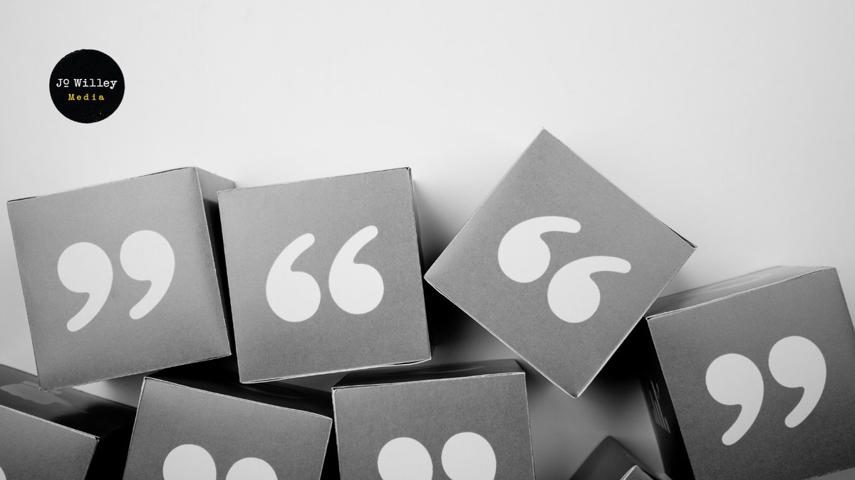 When you send a press release, did you know that the quotes are the only parts a journalist can’t change without permission? Make sure journalists will want to use them!
Visit my website for more tips and ideas jowilley.com/ultimate-press…

#mediatraining #pressreleasewriting