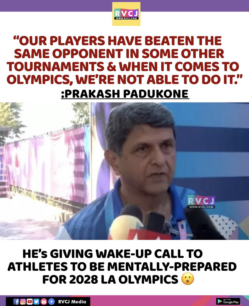 RVCJ_FB's tweet photo. Paris Olympics Is Wake-Up Call For India 🇮🇳 https://t.co/OUcTBqGU9q