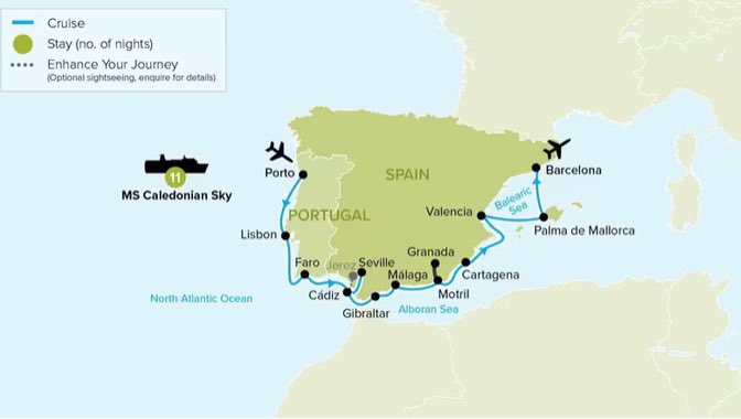 💙Coastal Gems of the Iberian Peninsula 
🗓️17th April 25
✅12 Days
‼️Save £1050*pp
🔥From £4845*pp
✈️Porto - Barcelona
😎Visit 10 locations! 
🔥So much INCLUDED! 

*T&amp;C’s apply, subject to availability 
**Additional cost