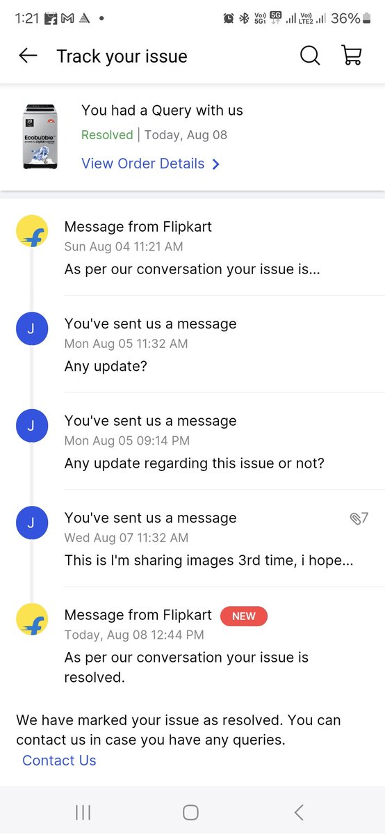 jashuram555's tweet image. Without Any Conversation @Flipkart sending this type of message.

Every day different different issue. 

Friends, Be Careful of Greedy &amp;amp; Tempting Advertising Which Is Running By Flipkart. 👍

#worst_experience 
#Dont_trust_flipkart 
#poor_service
#bad_experiance
#Boycottflipkart