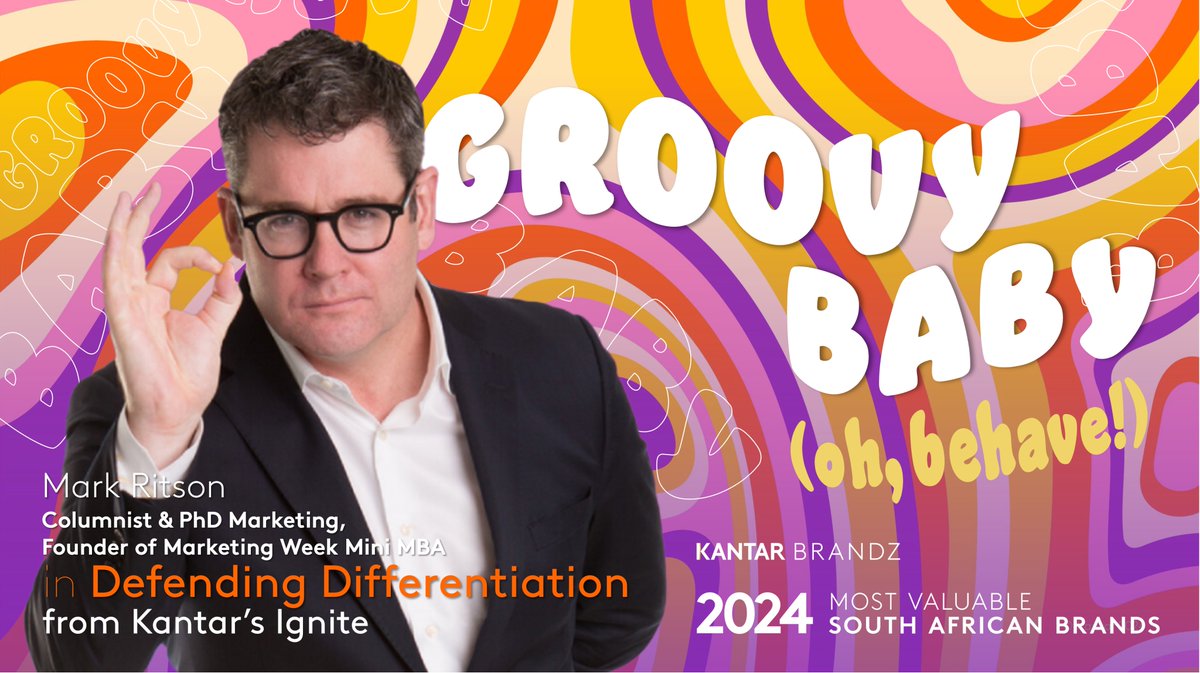 Kantar_AME's tweet photo. Get your front row seat for the #KantarBrandZ #MostValuable #SouthAfricanBrands 2024 launch on Tuesday 20 August. Listen to Mark Ritson #DefendDifferentiation in the sequel to the #KantarIgnite session: π₯π¬πΏ https://t.co/5oel0dTcFy https://t.co/xXYHob2aYw