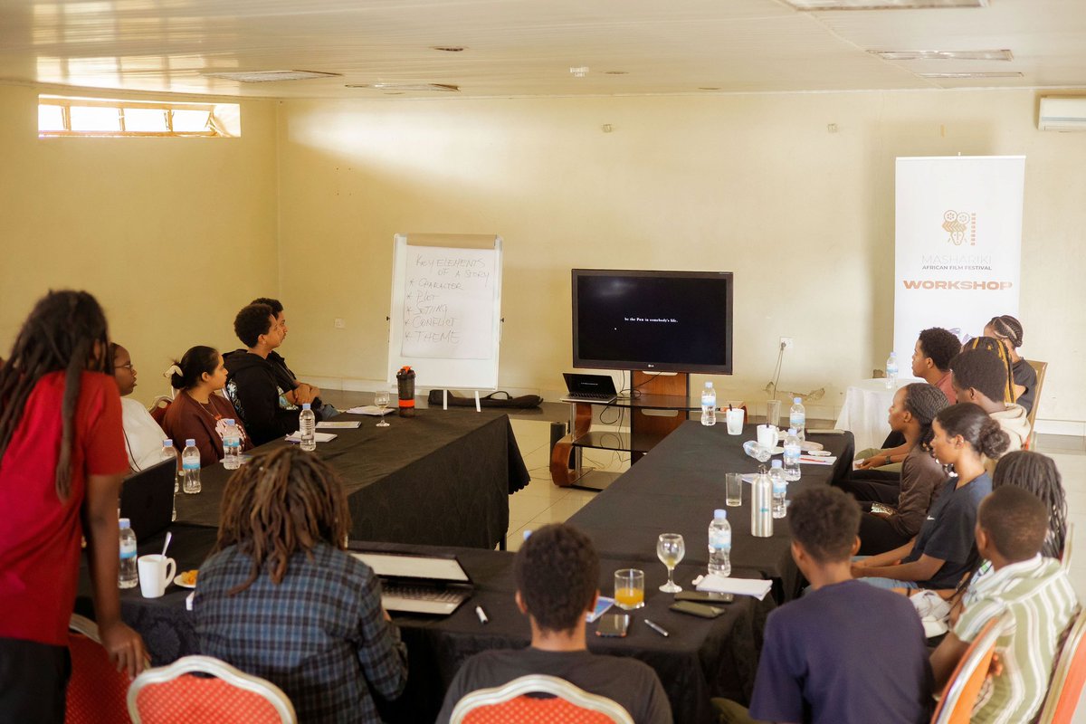 MasharikiFest's tweet photo. Dive into the world of mobile filmmaking with our ongoing masterclass, hosted by the Mashariki African Film Festival. Students from the @university_of_rwanda and @gha_rwanda are honing their skills and unleashing their creativity in filmmaking, all shot on mobile devices. https://t.co/8eft5iv3Ih
