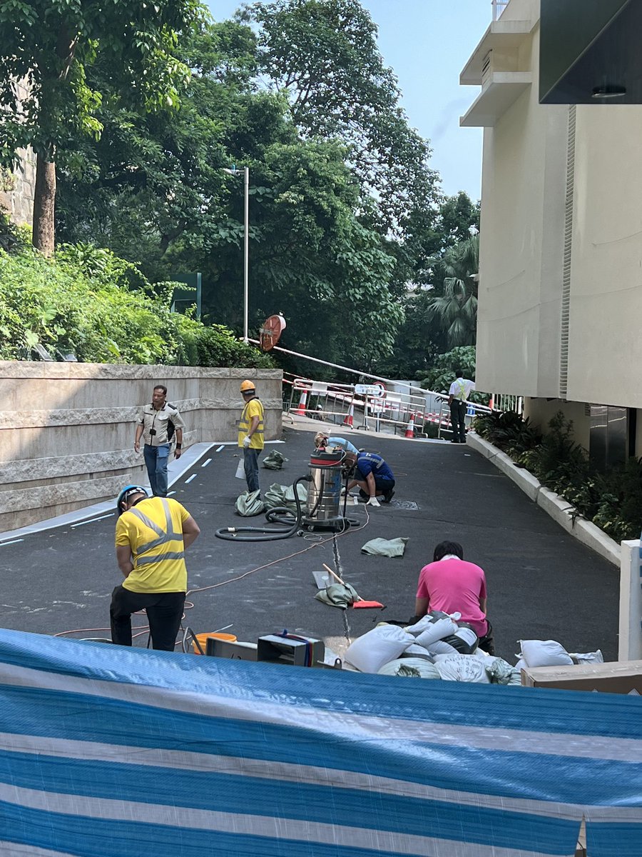 Check out our newly renovated LRC Main Driveway…Looks great!!! #betterthanyesterday #lrc #hongkong #greatclub #busy #lookinggreat #continuousimprovements