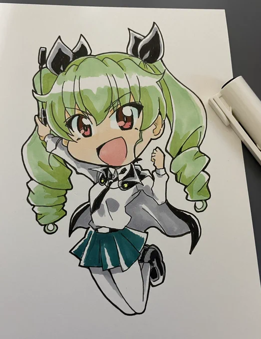 一億年ぶりにコピックで着色した 