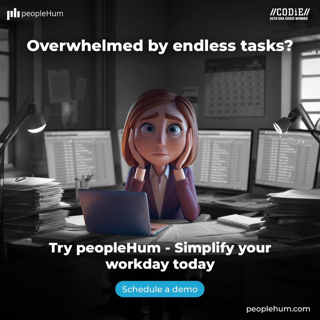 PeopleHum's tweet photo. We get it—HR tasks can be overwhelming.
Let peopleHum help you to simplify and speed up your workflow.

#HR #HRSoftware #HRTasks #peopleHum https://t.co/aW76sJfRcs