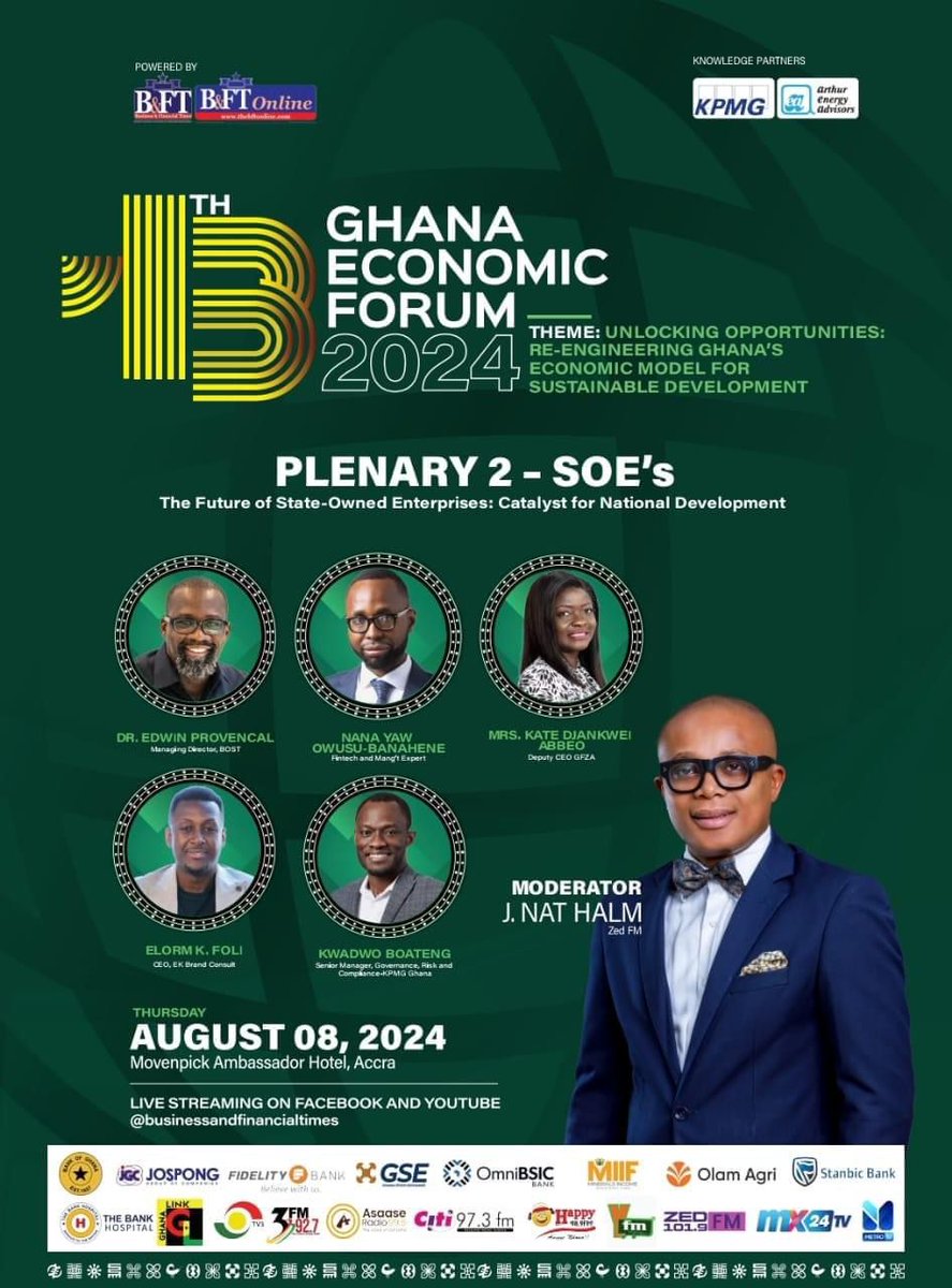 zedfmgh's tweet image. STREAM THE GHANA ECONOMIC FORUM 2024 LIVE ON FACEBOOK 
facebook.com/share/v/yZNAdd…

#GhanaEconomicforum2024 
#Bft #Movenpick 
#zedfm 
@GhEF2017 #Ghanaeconomy