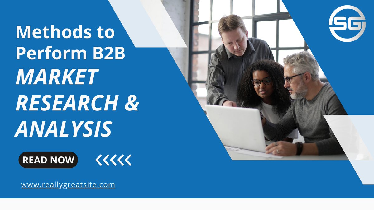"Methods to Perform B2B Market Research &amp; Analysis"

Read our blog:- lnkd.in/d_KBHtNn

#SalesGarners