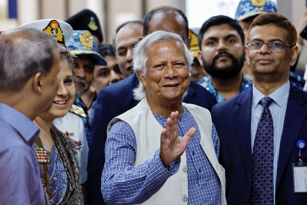 Nobel Peace Prize-winning economist Muhammad Yunus has returned to Bangladesh to lead an interim government aje.io/ryfem2