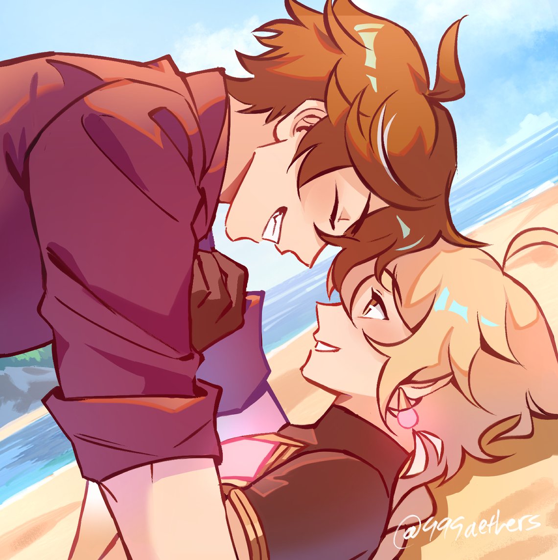 999aethers's tweet image. small trsrs but I thought it turned out really cute