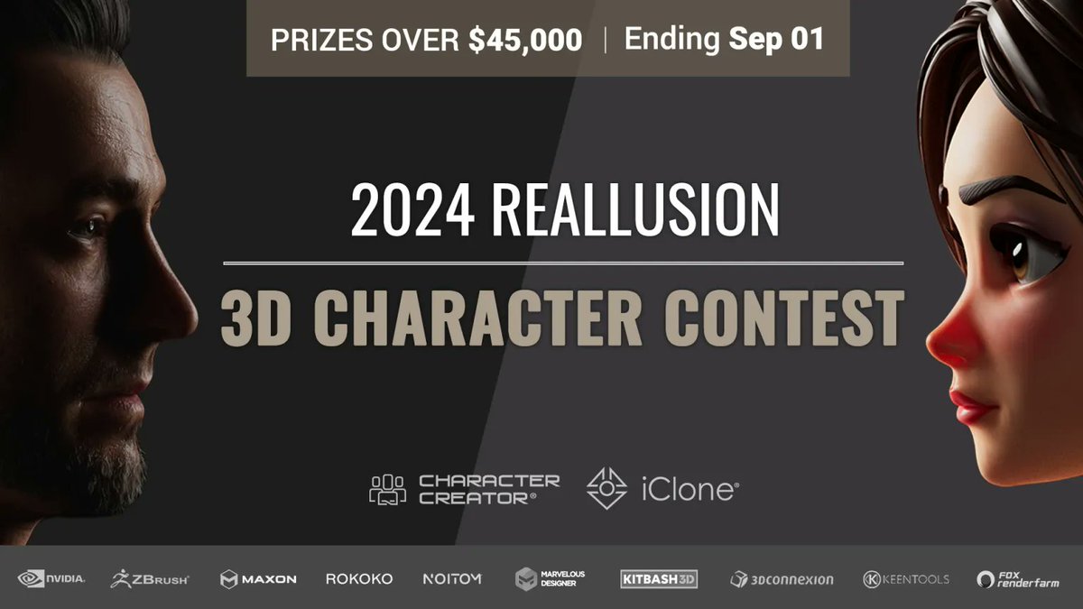foxrenderfarm's tweet photo. Want to win $45K+ and awesome render credits? 🤑 Create epic characters for the Reallusion Contest! Design, animate, or rig your way to victory. 🏆 Deadline: Sept 1st. Let's see your magic! ✨
Read more: https://t.co/QkBDembIFl
#renderfarm #cloudrendering #3Dcontest https://t.co/Z6GYks1Ijt