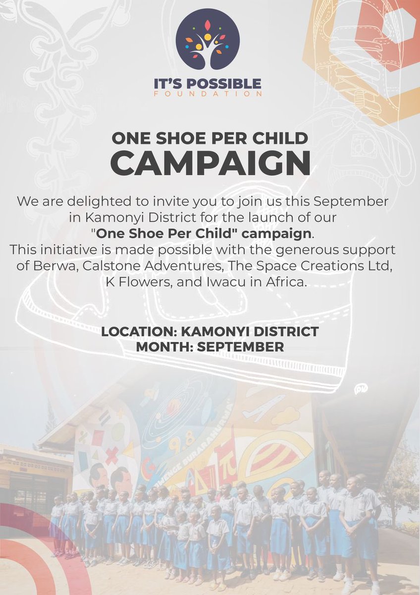 Should we start the countdown? 😍🔥🤩 Join us next month to bring a smile on the faces of these children

📍Kamonyi District