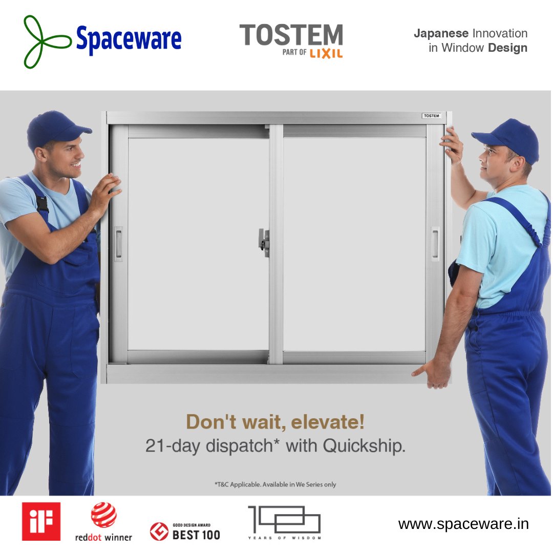 TostemBengaluru's tweet image. Upgrade Your Home This Monsoon with TOSTEM&apos;s Premium Windows!

Enjoy quick dispatch with our Quickship service.

📞 Contact Us for More: +91 6364557742
🌐 To Know More, Visit: spaceware.in
#tostem #tostemindia #tostemwindows#interiordesign #architects #tostemsarjapur