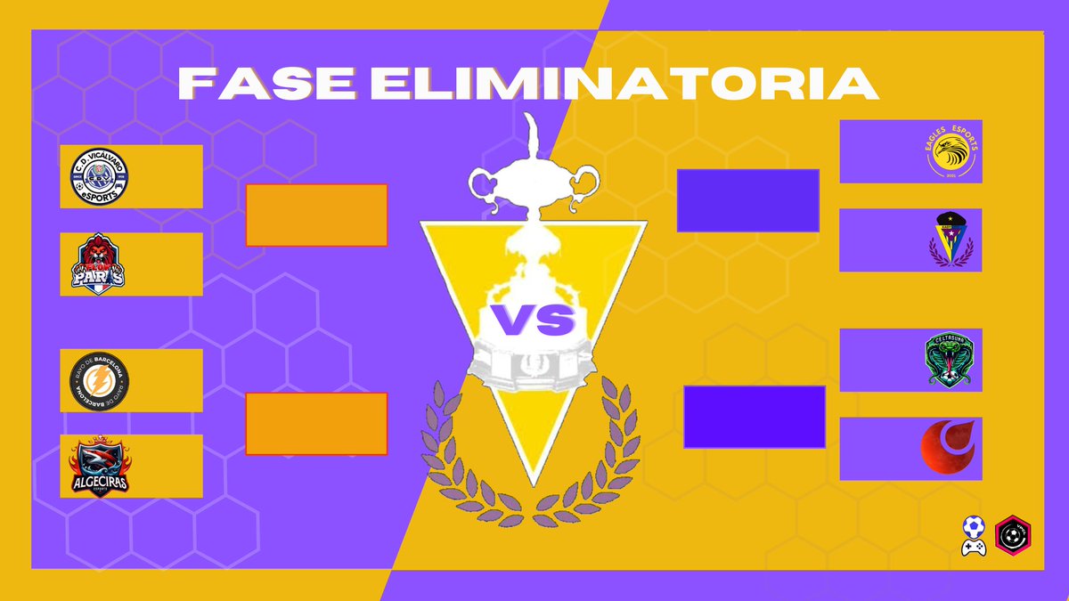 🚨OFICIAL🚨

Se presentan los cuartos de final junto a <a href="/transferplay_es/">TransferPlay App</a> eel #TrofeoCarranza.

Lado 🟨:

@eSportsCDVical vs <a href="/FLOWPARIS2022/">F.C. FLOW PARIS</a>

<a href="/RAYODEBCN/">RAYOBARCELONA</a> vs <a href="/AlgeciraeSports/">Algeciras eSports</a> 

Lado 🟪:

@Eagles11vs11 vs <a href="/KadyCity/">𝗞𝗔𝗗𝗬 𝗖𝗜𝗧𝗬 𝗲𝗦𝗽𝗼𝗿𝘁𝘀</a>

#Celtasuna <a href="/DjCristoXx/">DjCristoxx</a> vs <a href="/Bloodmoonesport/">Blood Moon</a> 

🍀Suerte a todos🍀