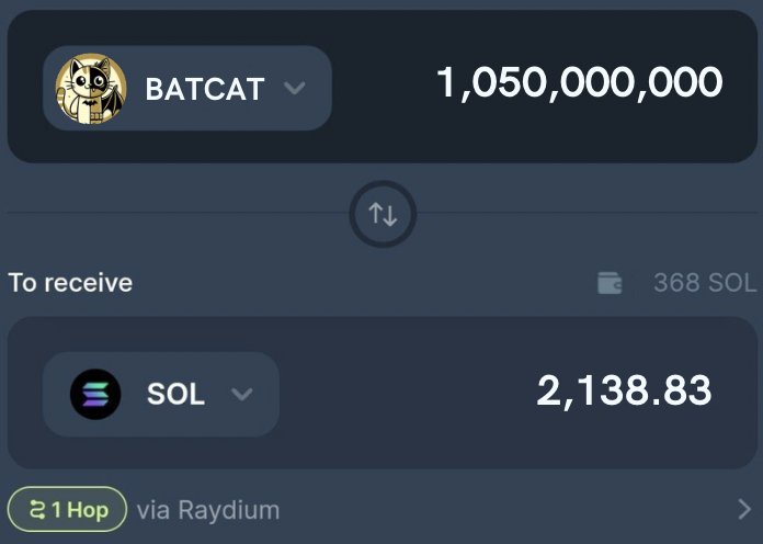SnorterToken7's tweet image. Claim your $batcat airdrop NOW 🪂 

Drop solana #sol address &amp;amp; RT ♻️ 

First 555 👇