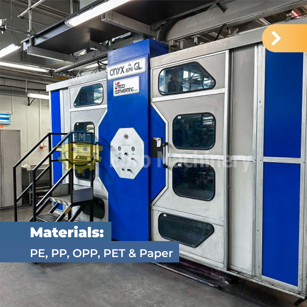 Euro_Machinery's tweet photo. 🌟 Reach new printing possibilities with the Uteco Onyx 876 GL!

This exceptional machine, renowned for its excellence in printing on diverse plastics and paper.

👉 https://t.co/2DQUyXgmvM  
.
.
.
Ref.: 40056
#Uteco #plasticsindustry https://t.co/WBnbeJ9C0R