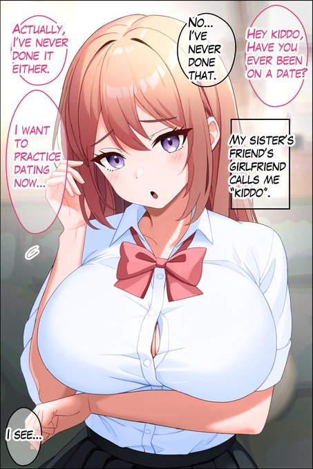 She wants to practice dating. 