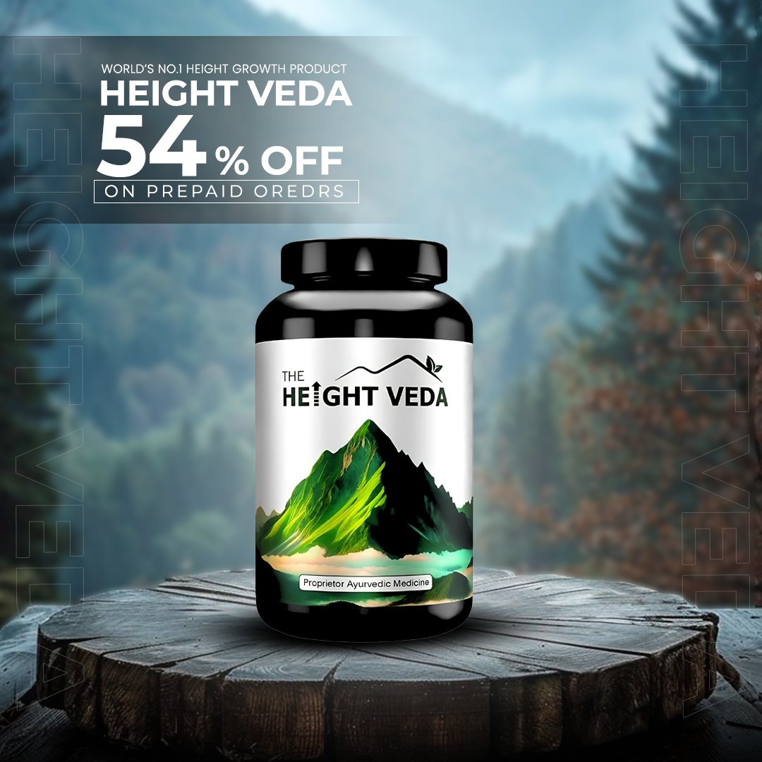 HeightVeda's tweet photo. 54% off on the World's No.1 Height Growth Product
Buy now https://t.co/L0gO4BbFEI
#Heightveda #heightvedaoffer #heightgainer #heightvedaresult #increaseheight #increaseheightnaturally #gainheightfast #howtobuyheightveda #offer https://t.co/j7WJio2kwS