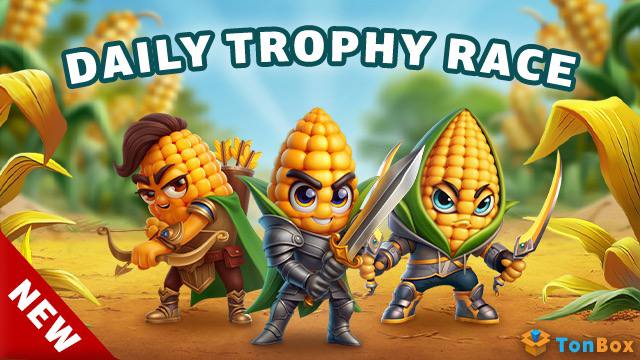 Get Ready for a Daily Corn-race!🌽

Prepare for battle ⚔️ We're introducing DAILY TROPHY AWARDS🔥Compete against other players, climb the liederboard, and prove that your corn army is the best!

Get ready to dominate the battlefield and earn your place in Corn Battles history!⭐️