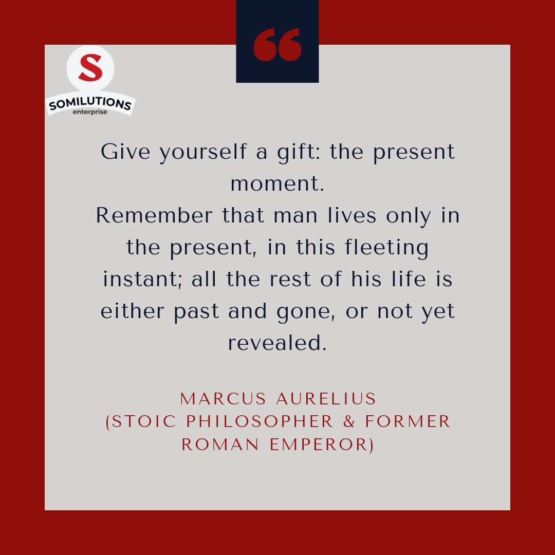 somilutions's tweet photo. Give yourself the gift of the present moment, and watch your productivity, relationships, and overall well-being flourish.
#championmindset 
#smartsolutions https://t.co/g7h0VM7Ma2