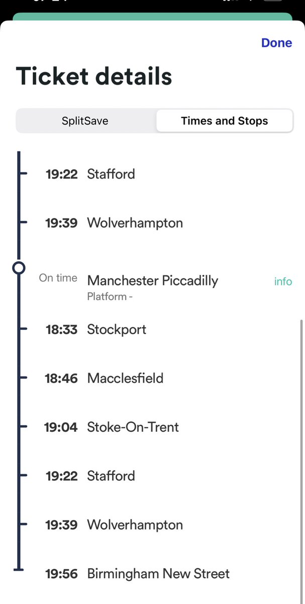 caitysmyth's tweet photo. @thetrainline Hi, I had a notification about my train changing however, when I’ve gone onto the app, I can’t see the actual changes. Please can you advise further? And let me know if there is now a change in my journey? Will I just need to get off at New Street? https://t.co/QdjHff2DmS