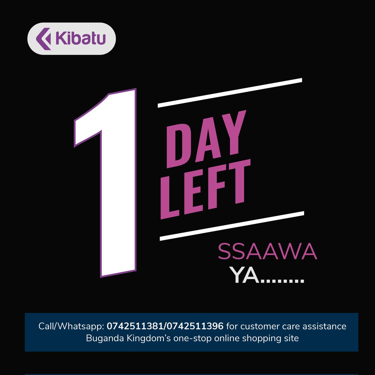 Just hours to enjoy the best online shopping deals.
#Beeyi NsamuSamu #Kibatu