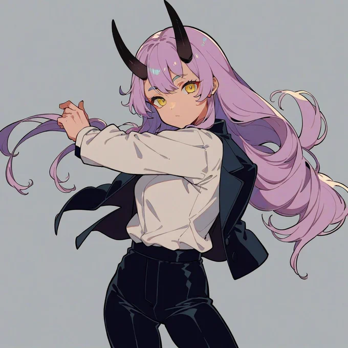 ベースモデルをAnimagineV3.1からpony系に変更①PonyDiffusionV6 XL②Omega Pony XL anime style v2.0③AiPonyAnime v2④MugenMaluMix SDXL v4.2線画忠実度という点では、Animagineを使った場合に劣る。ただ、色合いが変わるのは面白い。とくに「④」は俺好みな色で塗ってくれている。 