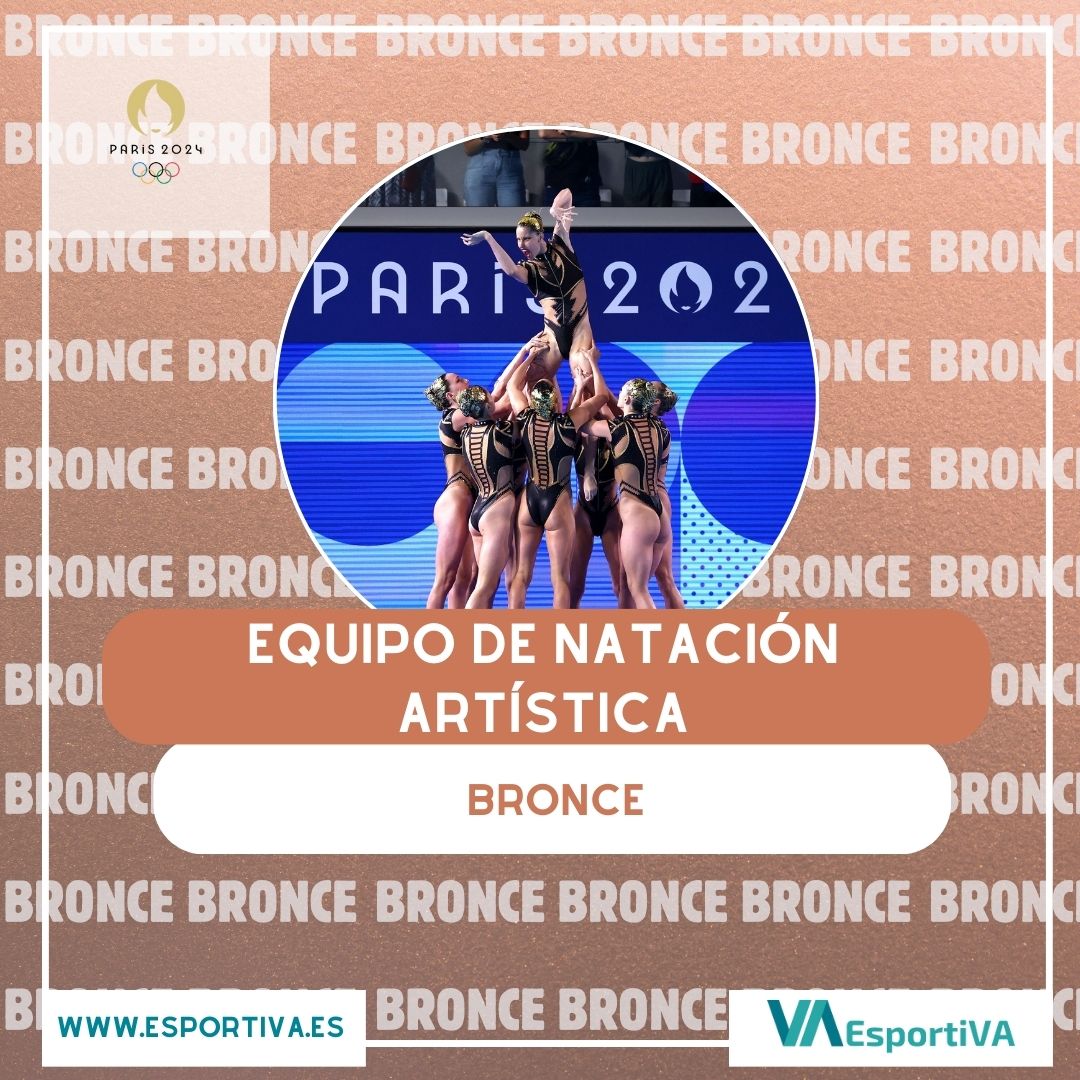 🥉🧜 SIRENAS DE BRONCE 🧜🥉

El equipo español de natación artística ha conquistado la medalla de bronce en los Juegos de París después de tres rutinas impecables.

¡Enhorabuena! 💜

📸 <a href="/rtve/">RTVE</a> 

#JJOO #Olympics #Paris2024 #JuegosOlímpicos #deportefemenino #nataciónartística