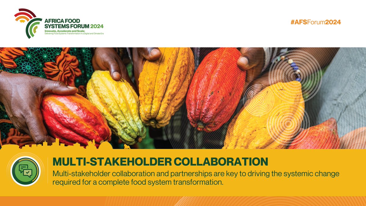 While food will continue to play a vital role in our lives and the continent, food system transformation is both urgent and important to build a healthy future. #AFSForum2024 calls for accelerated efforts to transform food systems holistically. 
Register👉 agrf-inperson.com/?v=16secure