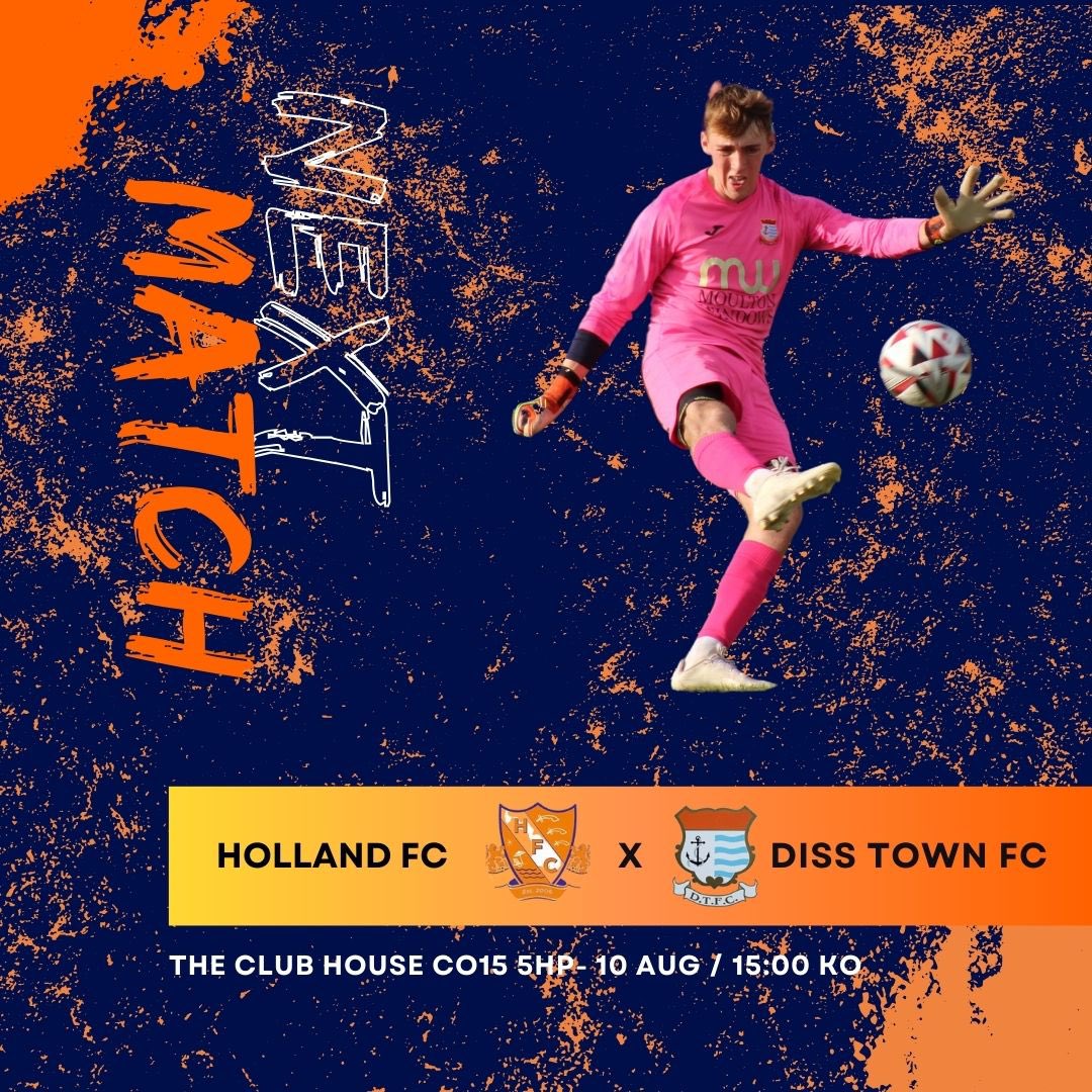 It’s the Orange derby on the Essex coast as we play <a href="/MightyHolland/">HOLLAND FC</a> in the <a href="/ThurlowNunnL/">TNL</a> 

Holland have started the season with a win and a loss and as we know they did the double on us last season. 
So tough game expected 🍊

<a href="/MoultonWindows/">Moulton Windows</a> <a href="/chapeldoors/">Chapel Doors</a>