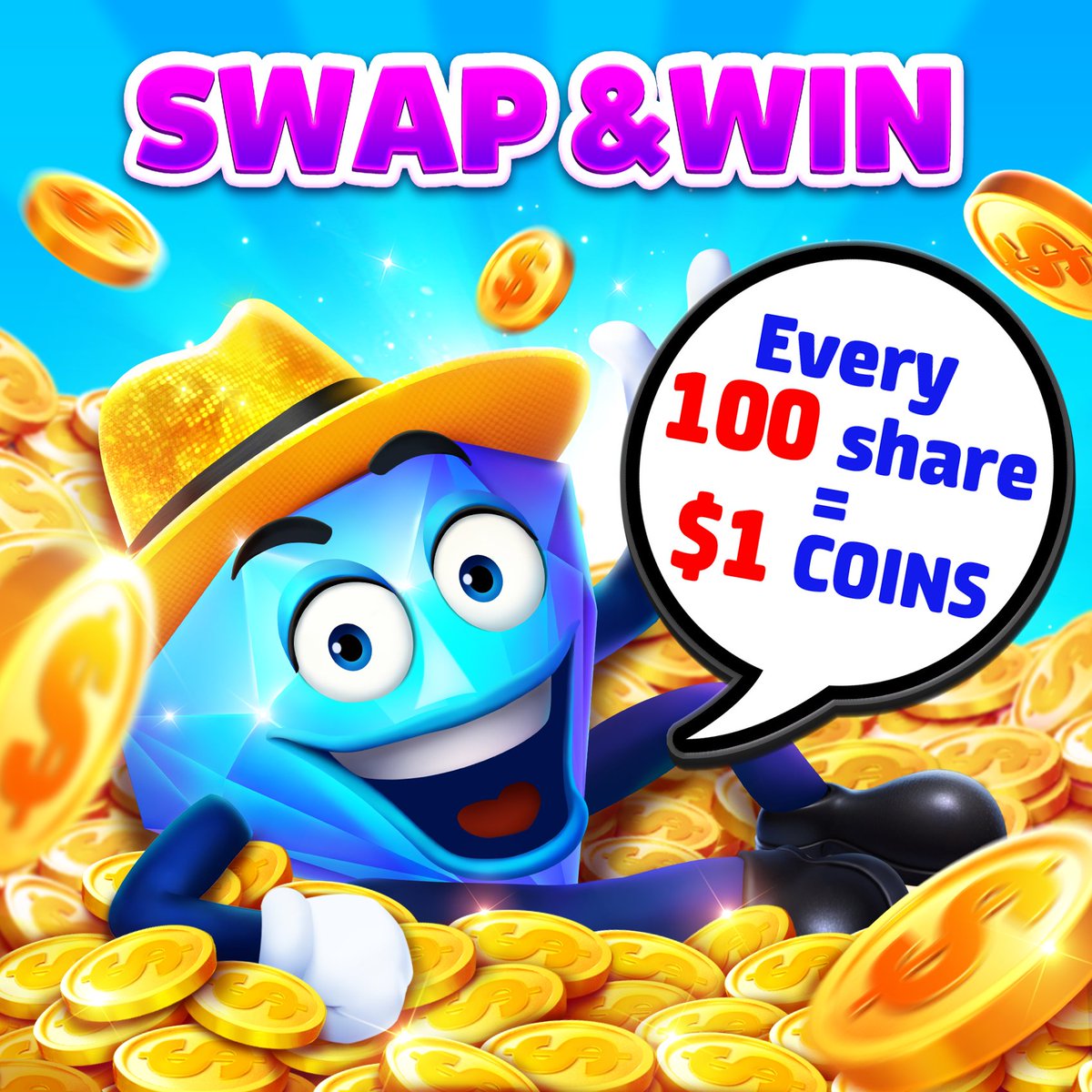 JackpotWorld_'s tweet photo. Your chance to win tons of free gifts 🎁
The more we repost, the higher we shall win 💪
Gifts for u:  https://t.co/3HM5rqOfkv
👉Play now https://t.co/onNfEFnVUk 
#JackpotWorldWin #BIGWINS #freebies #casino #play #spin #repost #minigame #Repost #freebies https://t.co/iKaf9wnKVU
