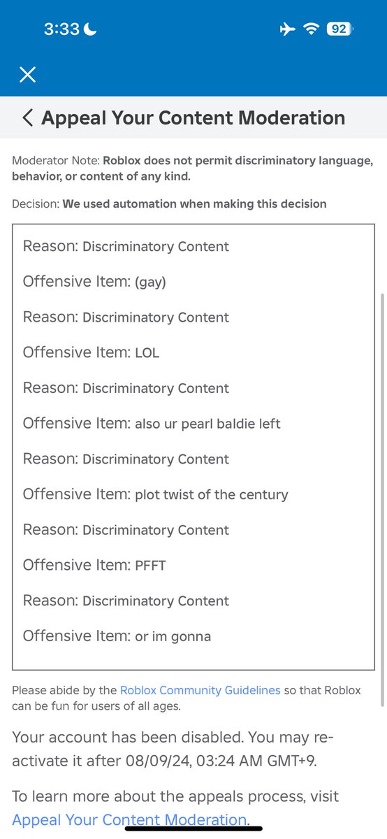 forever_raiden's tweet image. I hate Roblox #roblox  #rblx #robloxmoderation #robloxban