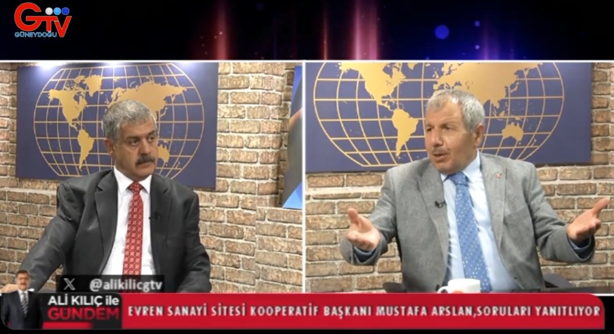 Kooperatif Bşk. Sn. <a href="/mstfa_arslan/">Mustafa ARSLAN 🇹🇷🇵🇸 🇦🇿</a>,<a href="/Guneydogu_TV/">📺Güneydoğu TV📺</a> de Canlı Olarak Yayınlanan Ali KILIÇ'la gündem programının konuğuydu. Programın içeriğine aşağıdaki linklerden ulaşılabilinir.
evrensanayi.com/haber/evren-sa…

youtube.com/watch?v=liVchC…