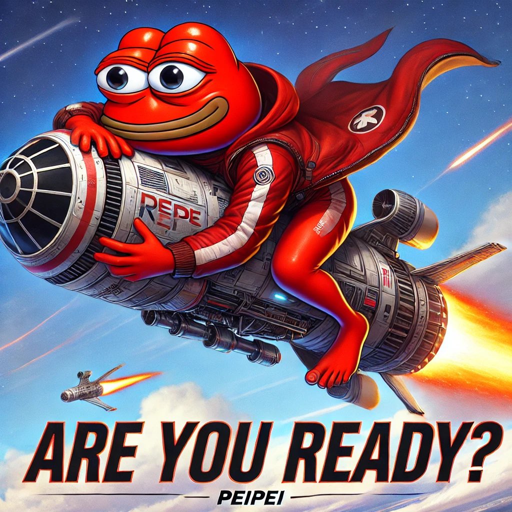 Wumetax's tweet photo. $PEIPEI family is ready for sureee!

🐸🇨🇳✌️🫶 https://t.co/3oz3wqQ4YC