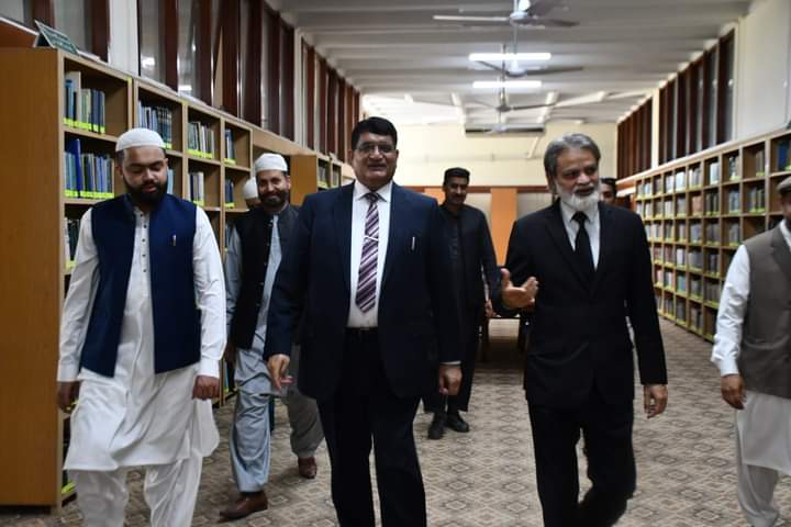 VISIT OF MR. JUSTICE DR. SYED MUHAMMAD ANWER, AALIM JUDGE, FEDERAL SHARIAT COURT AT IRI, IIU, ISLAMABAD