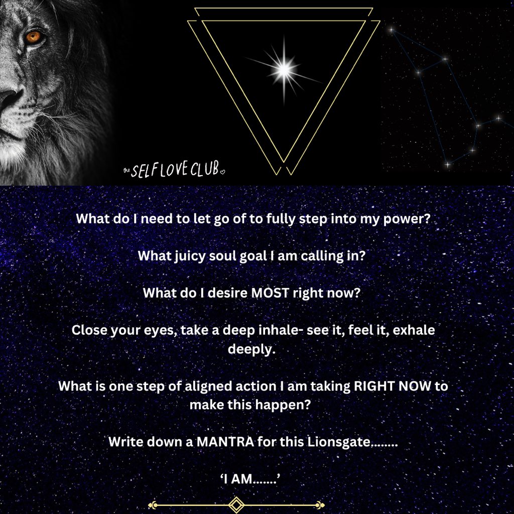 Georgiaebarnett's tweet photo. Happy 8/8 Lion’s Gate Portal! Today is the most powerful day fo manifestation, abundance activation and calling in your soul goals and juicy desires! 

What do you want most in your life right now?  What do you need to say goodbye to that doesn’t align with this goal? https://t.co/RCG95xo6qI